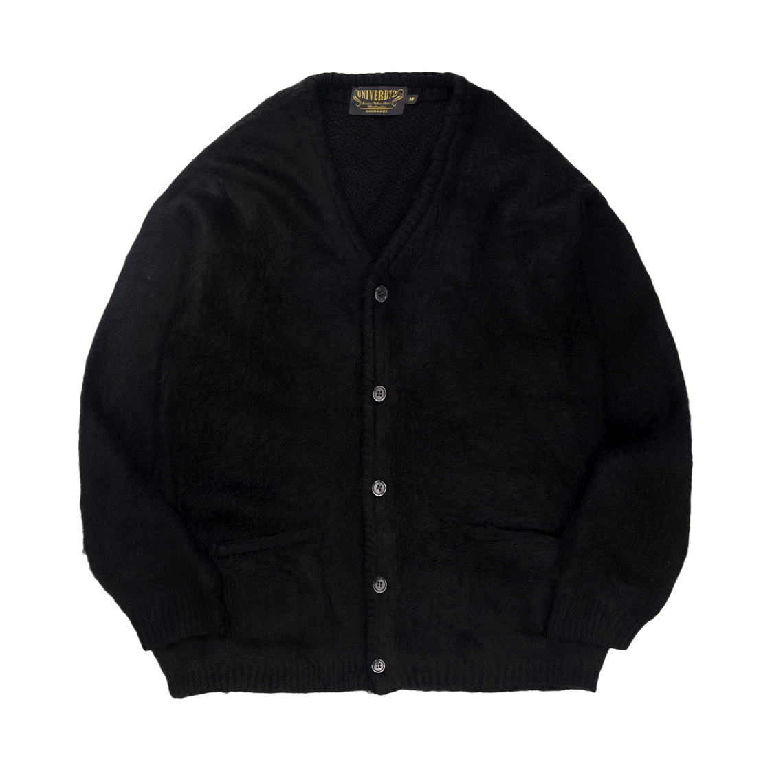 22326BK Houston Japan UNIVERD72 Mohair Touch Cardican Black 22326