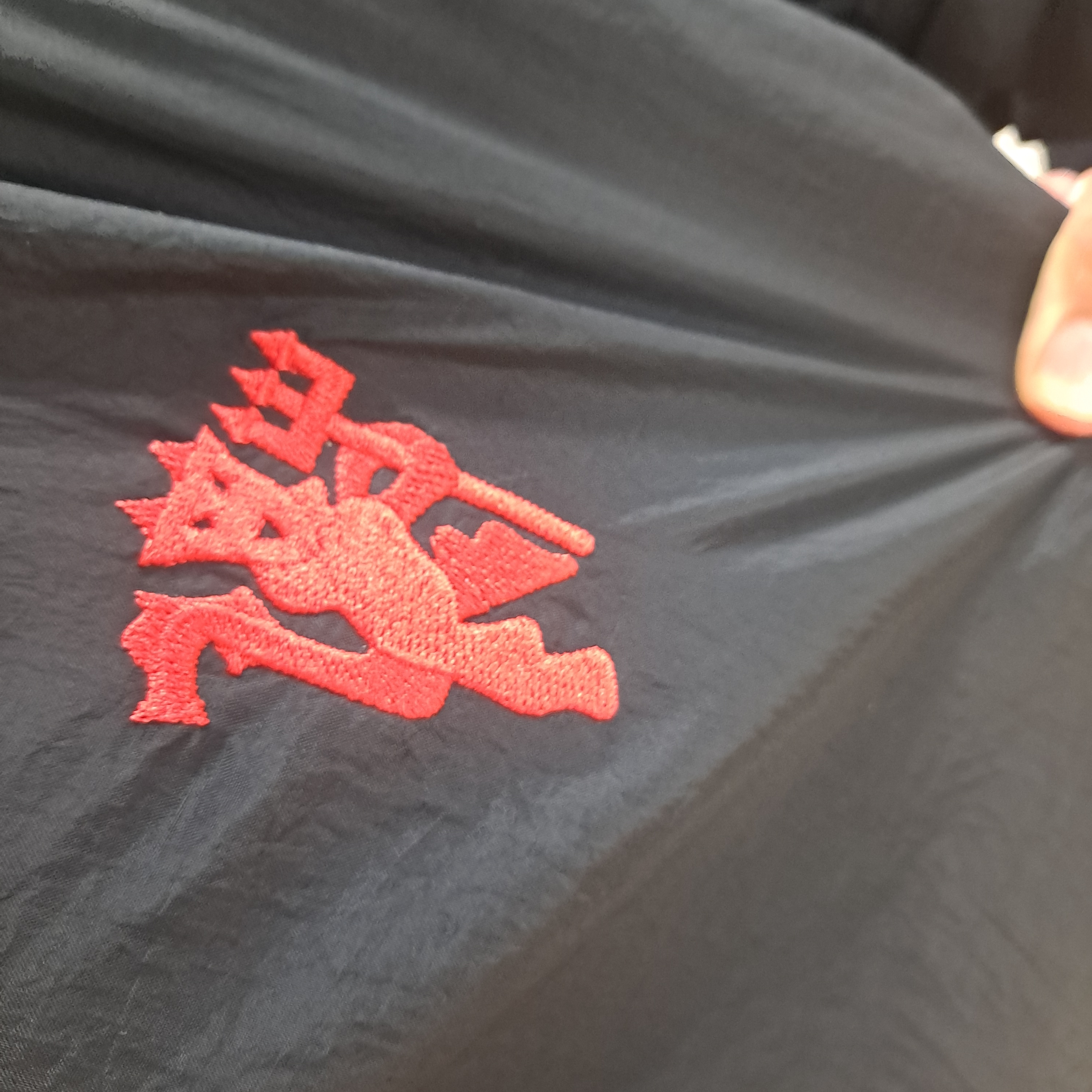 Adidas Manchester United Originals Track Top Black Red - KR Sizing 착용 스타일