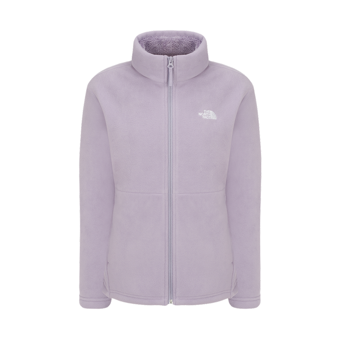 NJ4FR80C (W) The North Face Furry Fleece Jacket Grayish Lilac - 25FW