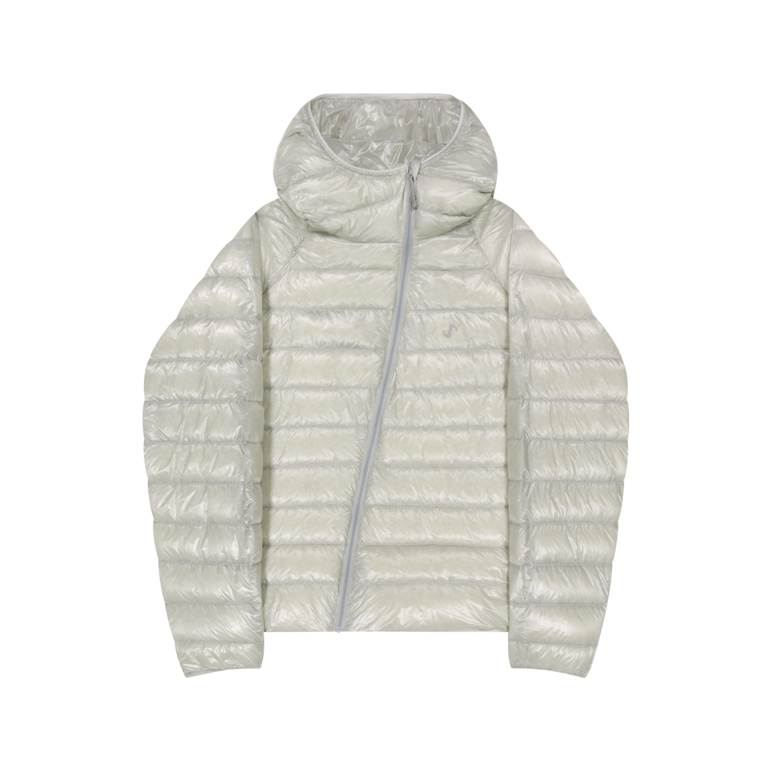 오호스 라이트 다운 후디드 자켓 그레이(OJOS Light Down Hooded Jacket Grey)