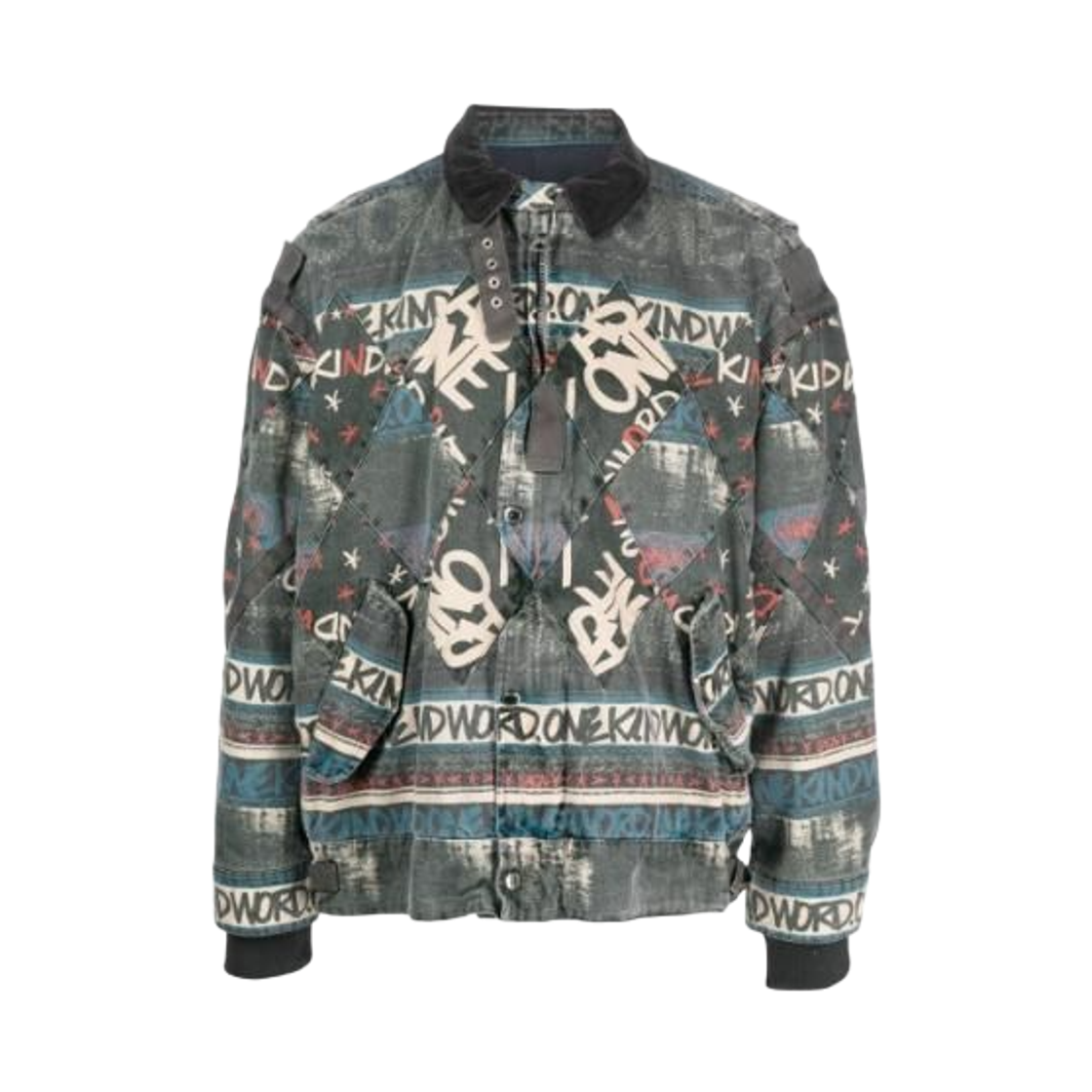 사카이 x 에릭 헤이즈 데님 블루종 그린(Sacai x Eric Haze Denim Blouson Green)