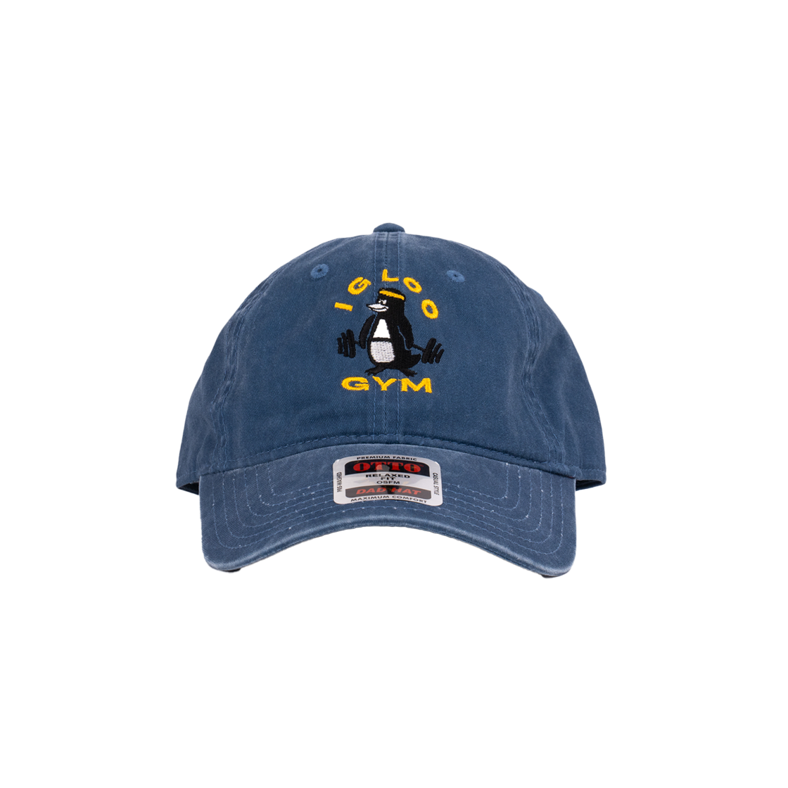 250215 BIGWAVE COLLECTIVE Igloo Gym Washed Cap Navy