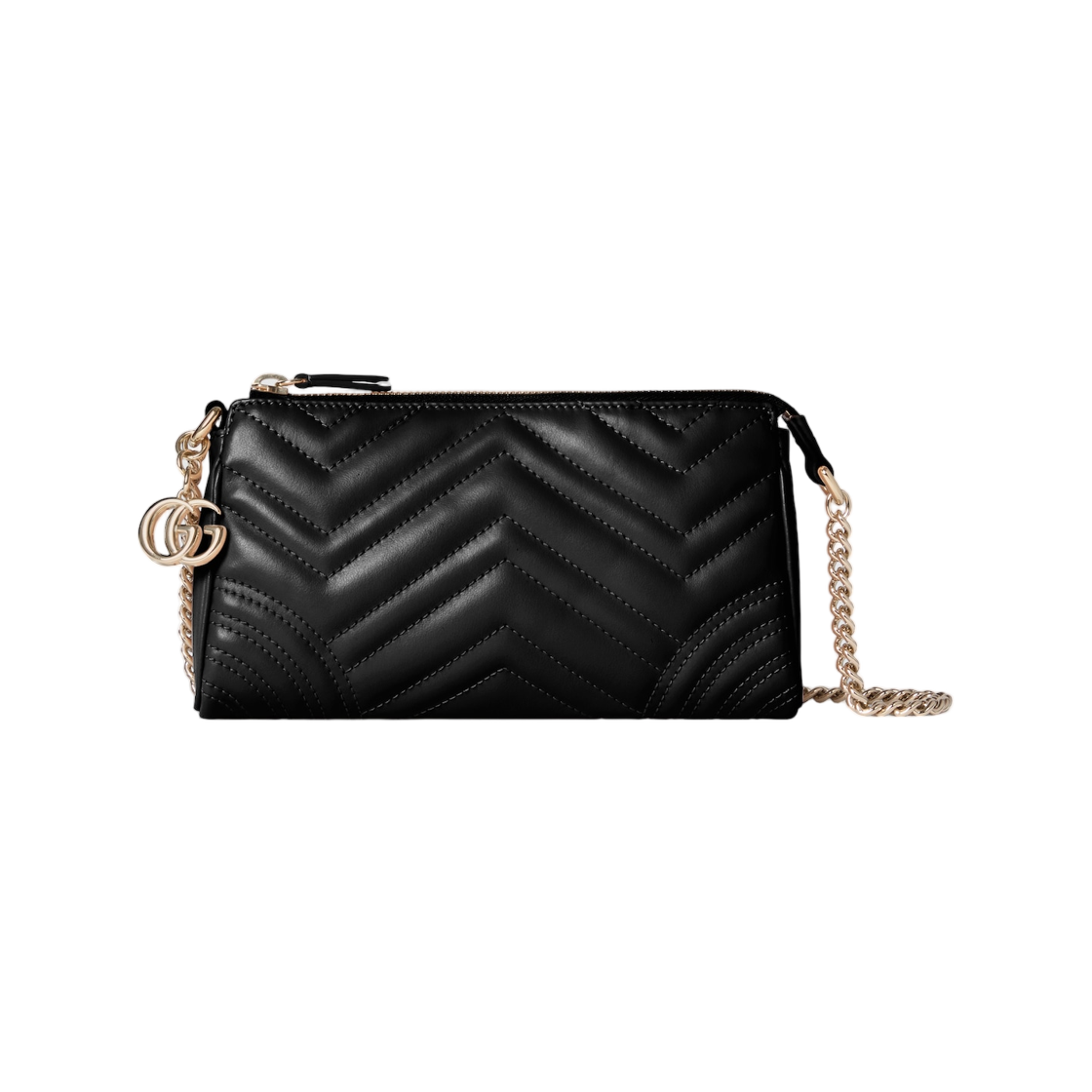 847589-DTDFT-1000 Gucci GG Marmont Small Shoulder Bag Black