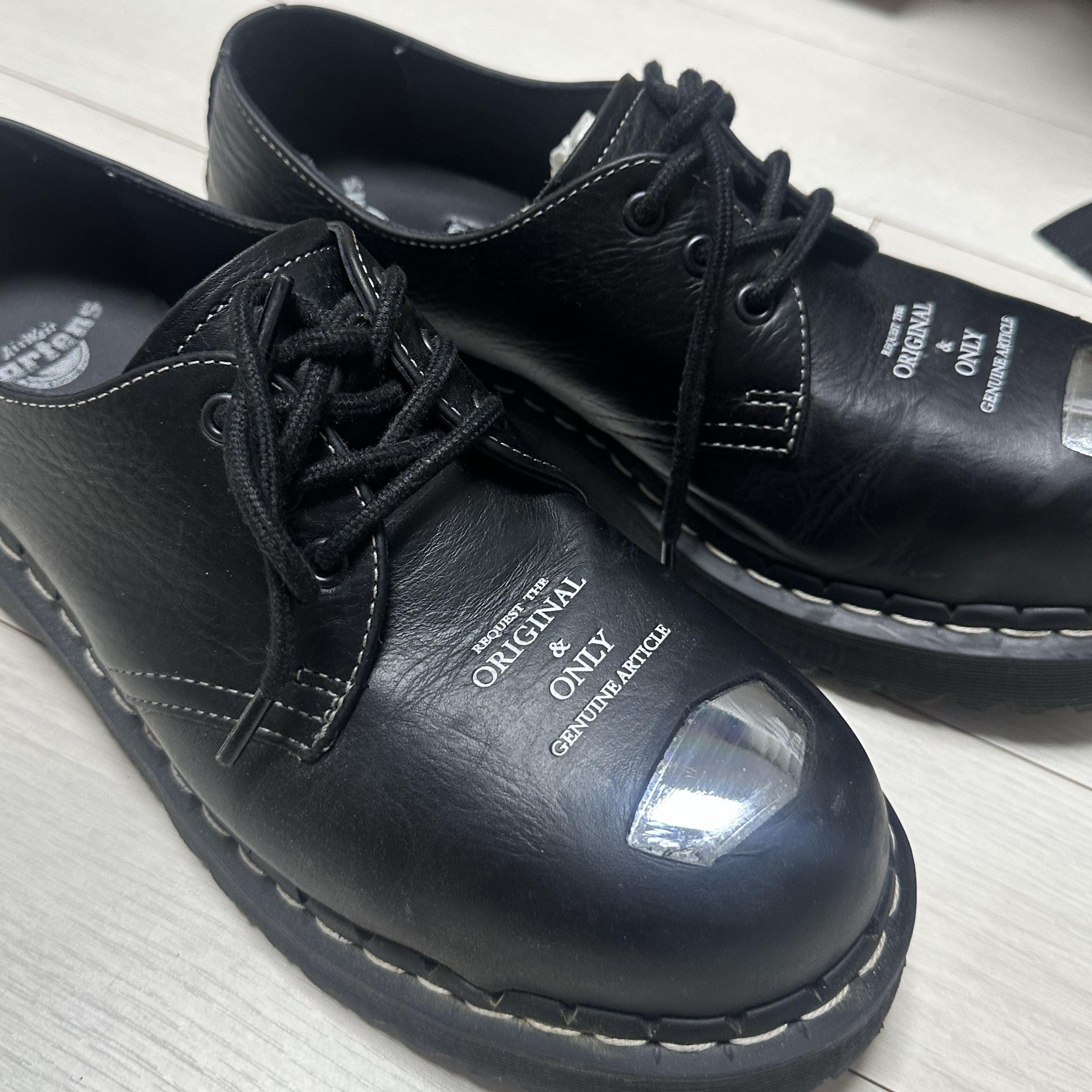 Dr. Martens 1461 Bex Steel Toe Overdrive Black 착용 스타일