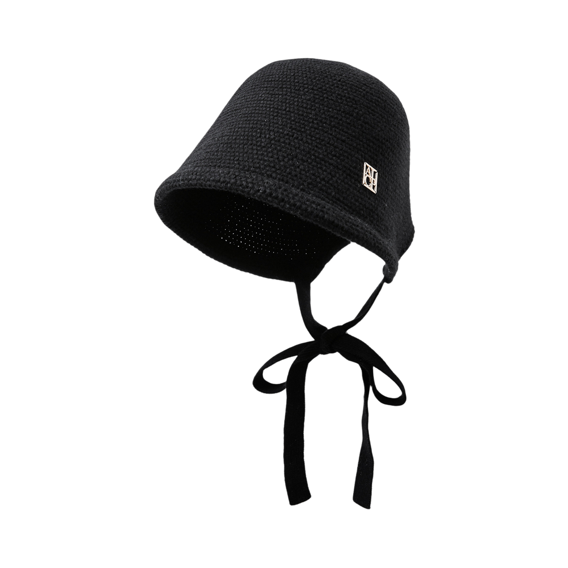 BWKBHBK Allincomplete Basic Wool Knit Bonnet Hat Black
