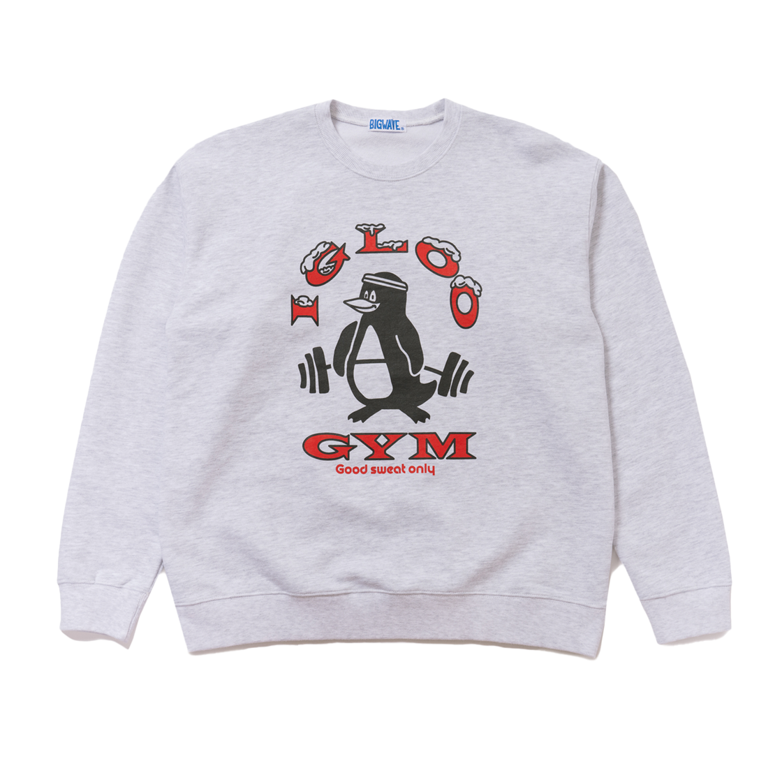 250201 BIGWAVE COLLECTIVE Igloo Gym Sweatshirt 1% Melange