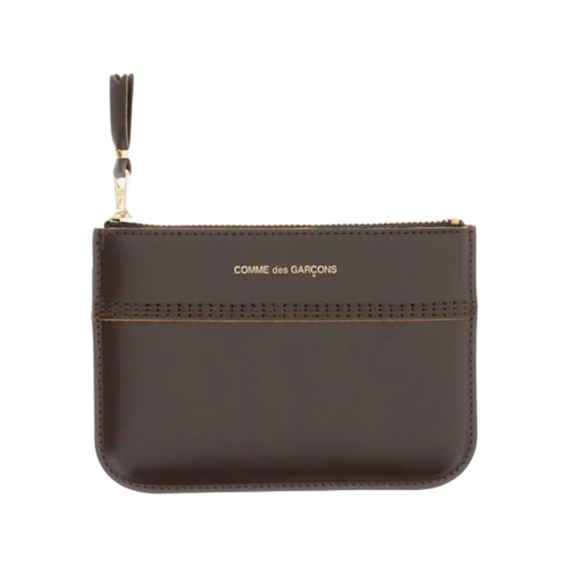 꼼데가르송 SA8100TS 레더 집 코인 펄스 브라운(Comme des Garcons SA8100TS Leather Coin Purse with Zip Brown)