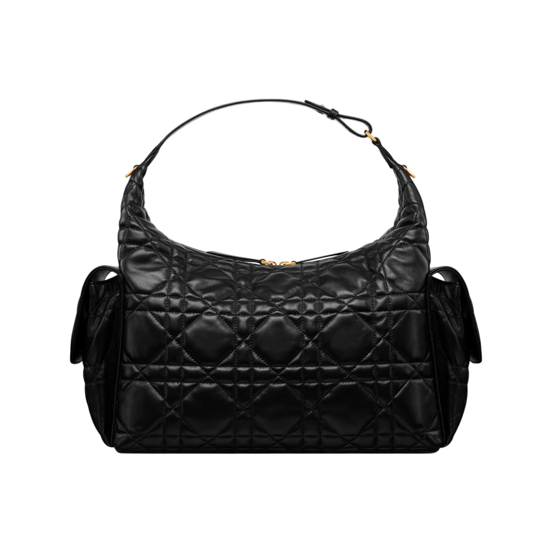 디올 D 드림 라지 백 매크로까나쥬 램스킨 블랙(Dior D Dream Large Bag Macrocannage Lambskin Black) - 3