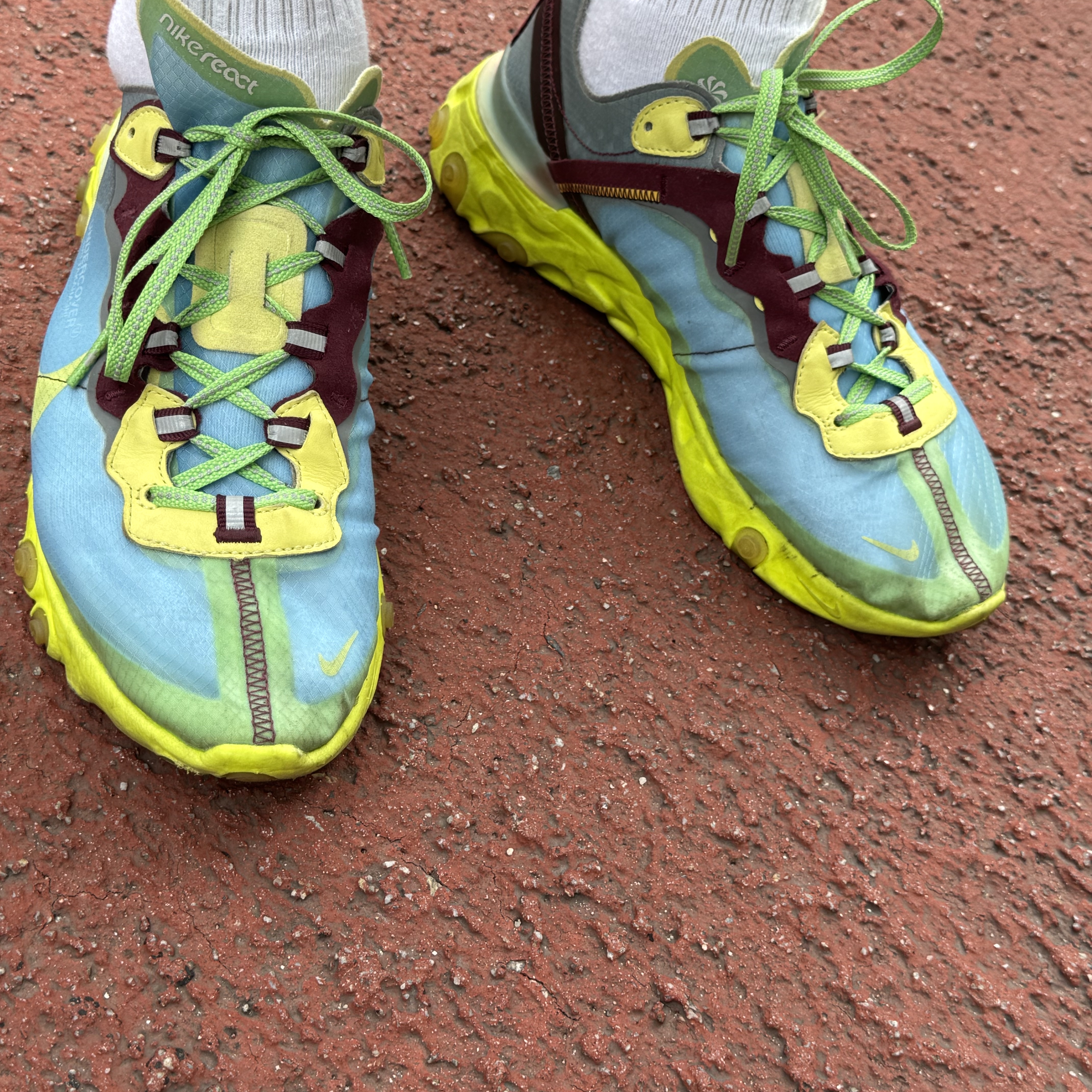 Nike x Undercover React Element 87 Lakeside 착용 스타일