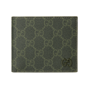 Gucci GG Monogram Bi-Fold Wallet Forest Green