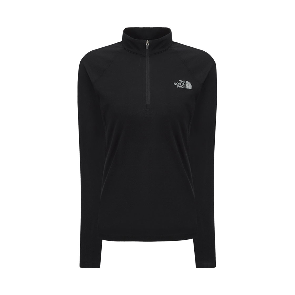NT7LR84A (W) The North Face Risco L/S Zip Tee Black - 25FW