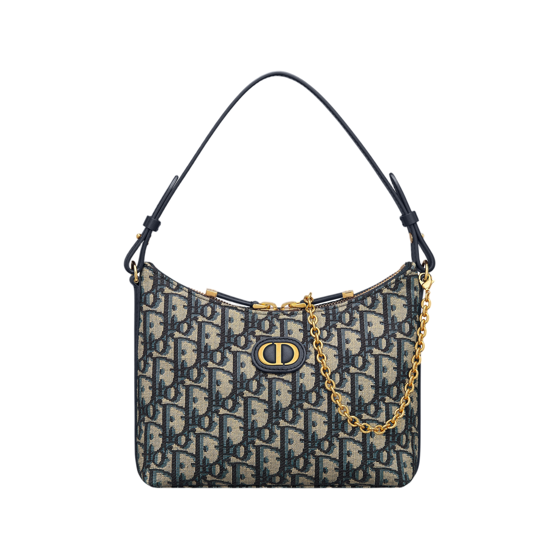 S4309UTZQ-M928 Dior 30 Montaigne Diorling Mini Chain Bag Dior Oblique Jacquard Blue