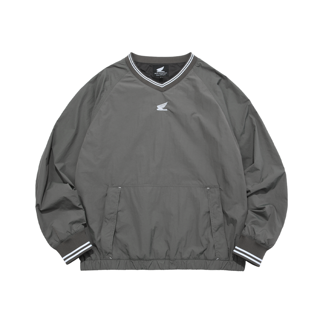 HFF1LS301ACH Honda Basic nylon Pocket Long Sleeve Charcoal