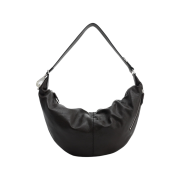 Lemaire Quiver Clip Bag Grained Buffalo Leather Dark Chocolate
