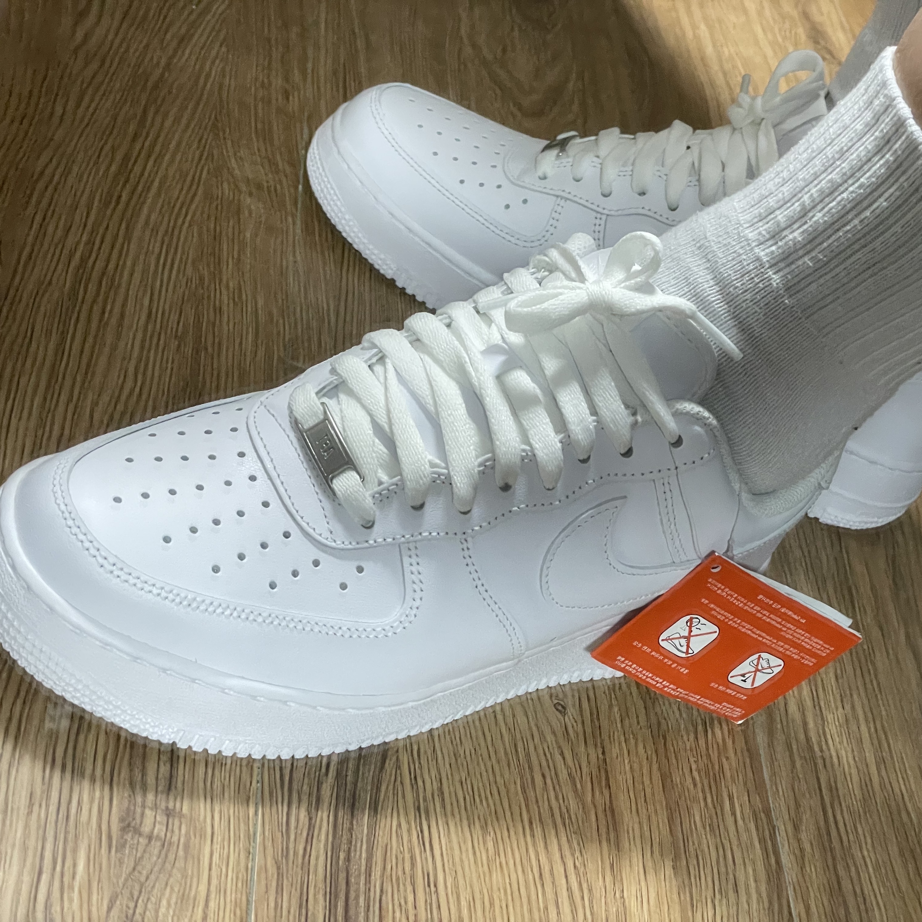 Nike Air Force 1 '07 Low White 착용 스타일