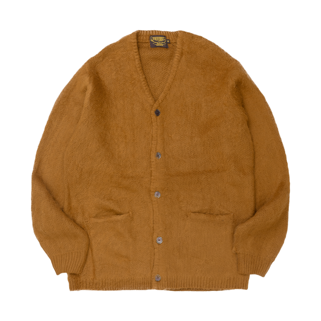 22326BR Houston Japan UNIVERD72 Mohair Touch Cardican Brown 22326