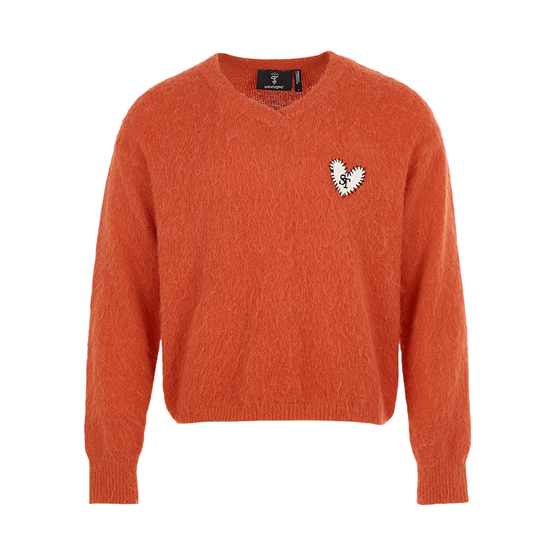 ST-25FW-PO-0R-08 STEEPC Lovelove Wool sweater Red