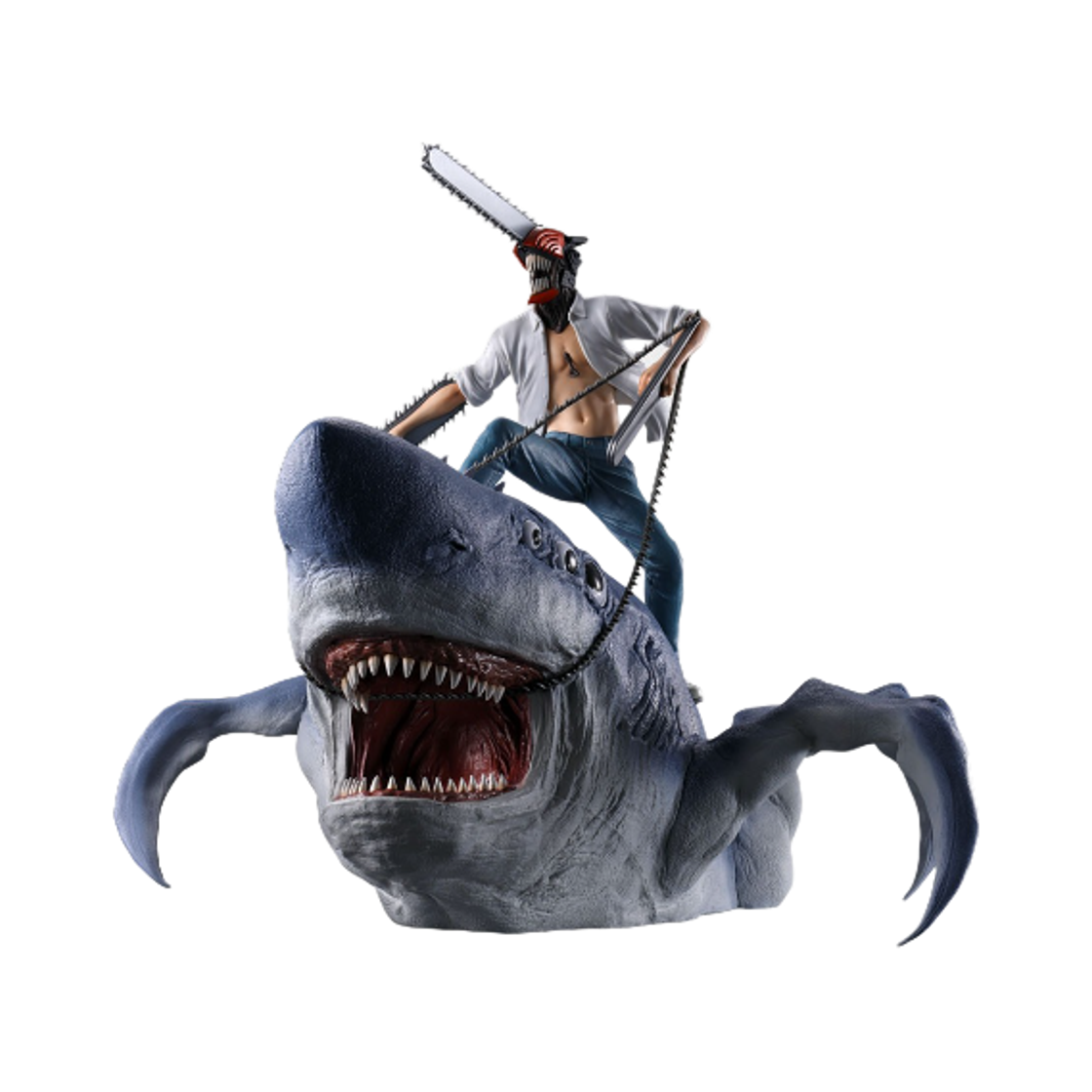 - Bandai Ichiban Kuji Movie Chainsaw Man Reze Arc Last One Prize Chainsaw Man & Beam Figure MEGAIMPACT