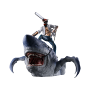 Bandai Ichiban Kuji Movie Chainsaw Man Reze Arc Last One Prize Chainsaw Man & Beam Figure MEGAIMPACT