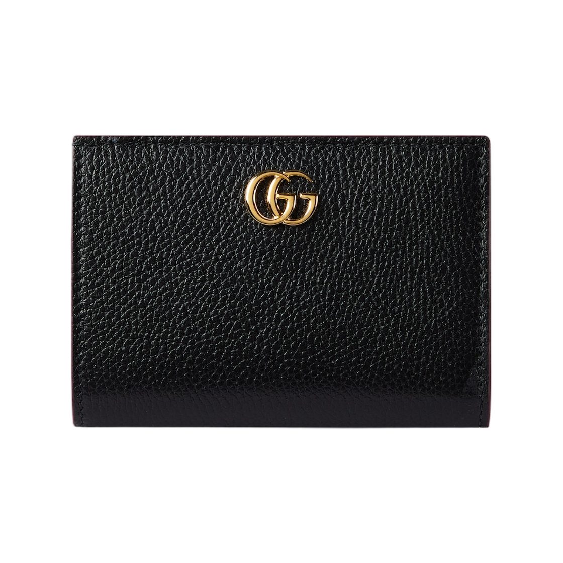 772738-AAE5F-1062 Gucci Bi-Color GG Marmont Small Wallet Black