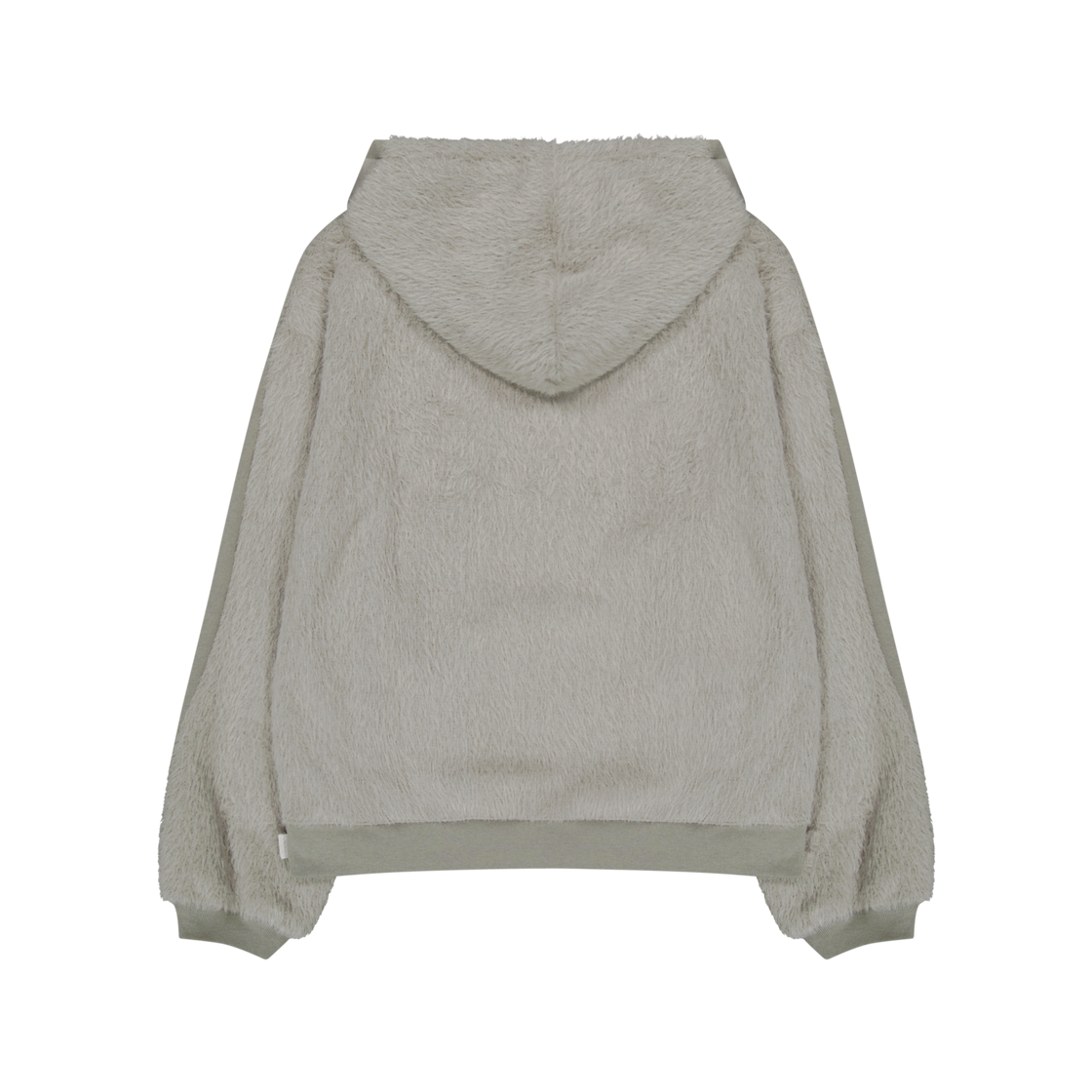 오호스 니트 백 후디 민트 그레이(OJOS Knit Back Hoodie Mint Grey) - 2