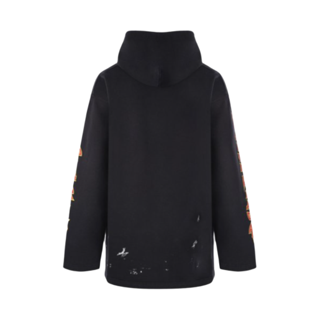 발렌시아가 드로우스트링 로고 후드 블랙(Balenciaga Drawstring Logo Hoodie Black) - 2
