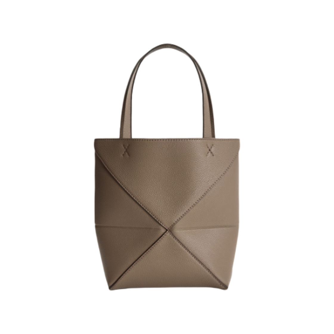 로에베 소프트 그레인드 카프스킨 미니 퍼즐 폴드 토트백 토프(Loewe Mini Puzzle Fold Tote Bag in Soft Grained Calfskin Taupe) - 2