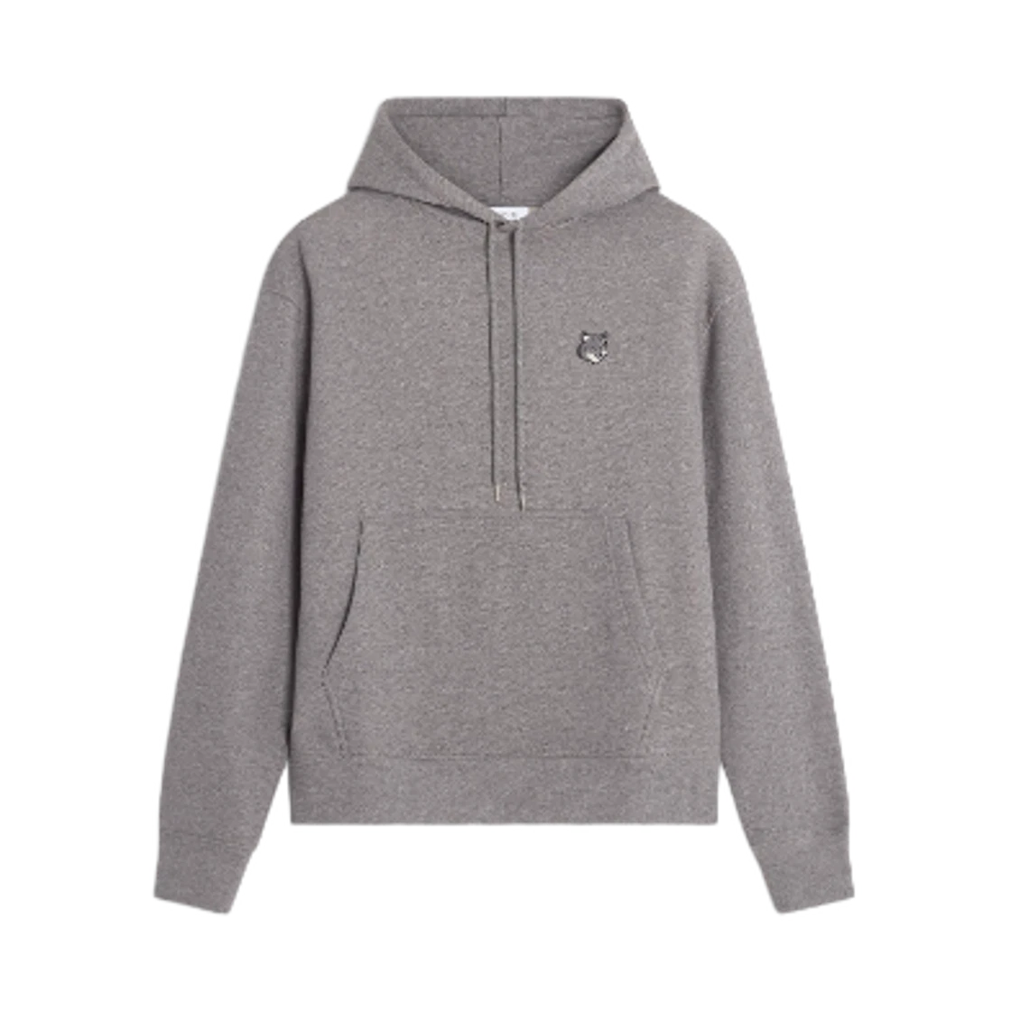 Maison Kitsune Maison Kitsune Fox Head Comfort Hoodie Medium Grey Melange · S