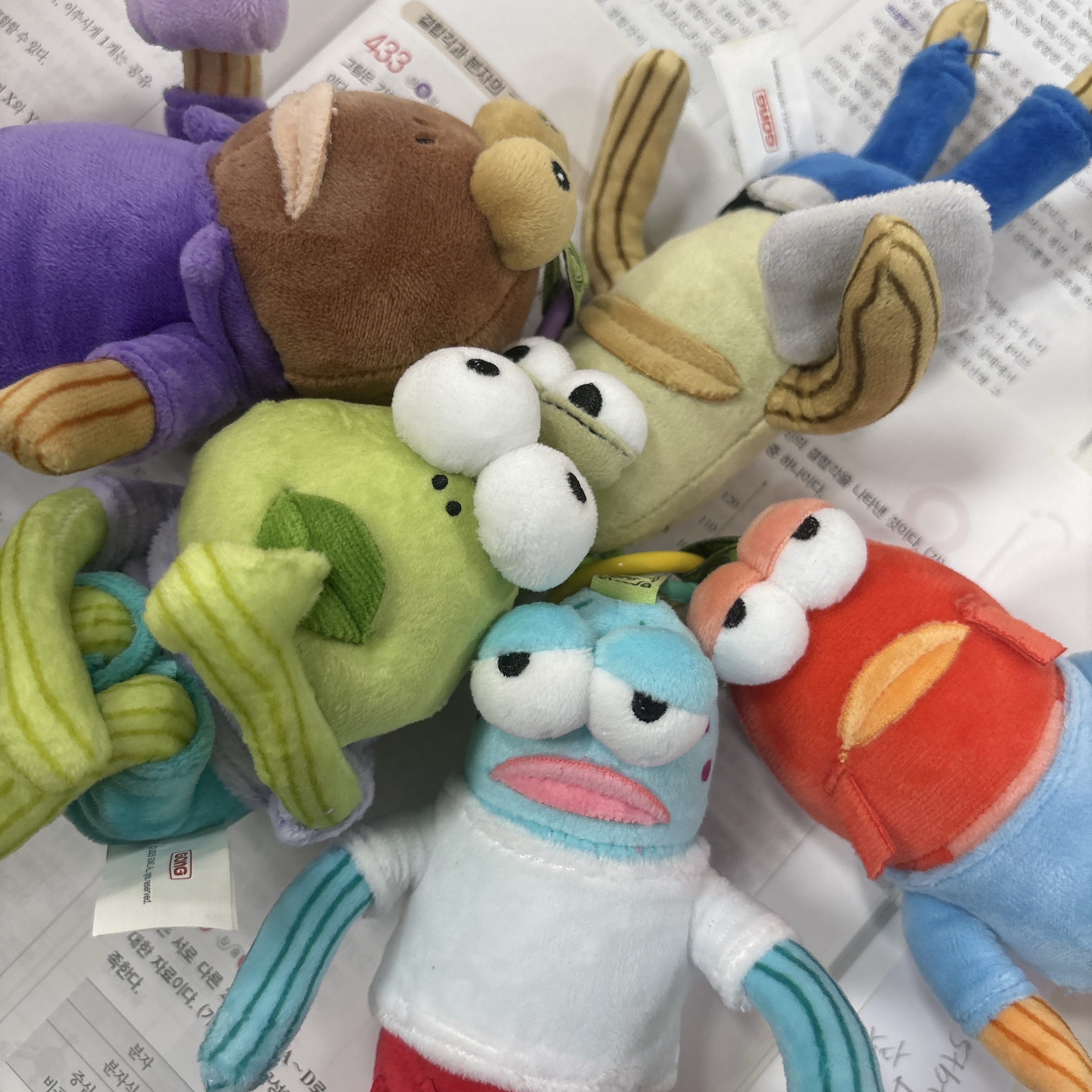Pop Mart Bikini Bottom Buddies Whimsical Plush (6 Blind Boxes) 착용 스타일 - 1