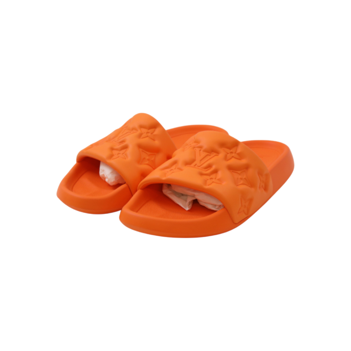 ITKORALCRK2U Louis Vuitton Waterprint Mule Slippers - Orange (Size 8.0 / Domestic 260-265)