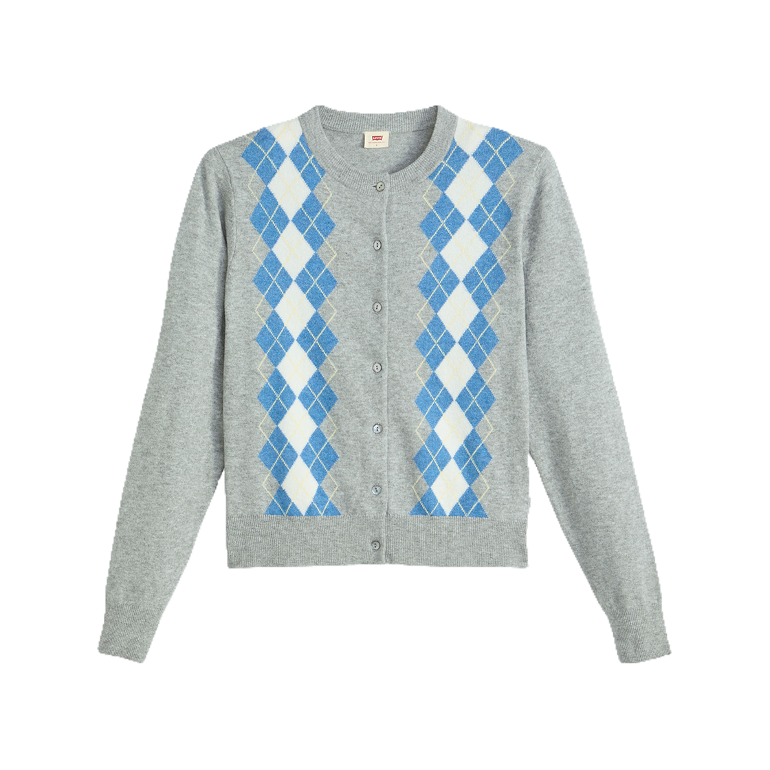 0037P-0005 Levi's Supersoft Crewneck Cardigan Multi color