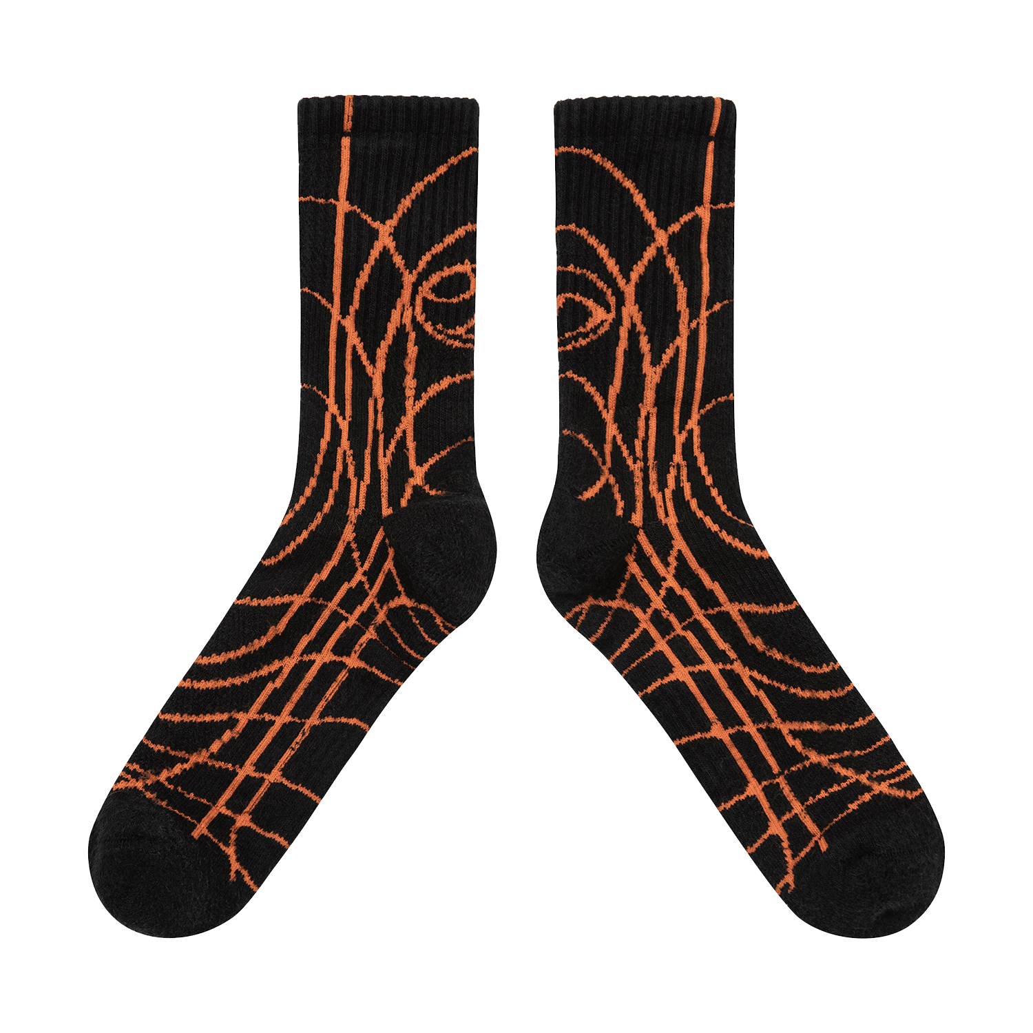 12UFO90116 SOHC Root System Hiking Socks_12UFO901 BLACK