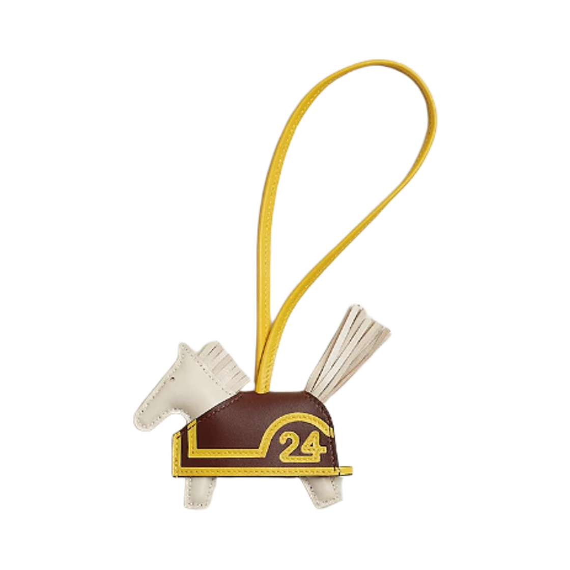 에르메스 로데오 로베오 24 PM 참 마일로 & 크레 테라 죤 드 나폴리(Hermes Rodeo Robeo 24 PM Charm Milo & Craie Terre Jaune De Naples) - 1