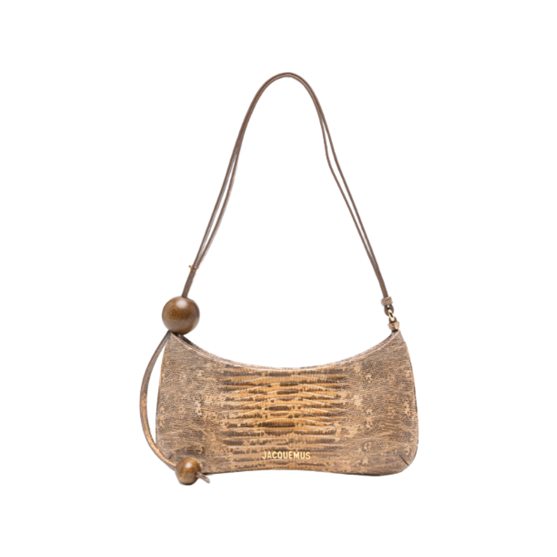 233BA057-3231-150 Jacquemus Le Bisou Perle Shoulder Bag Beige