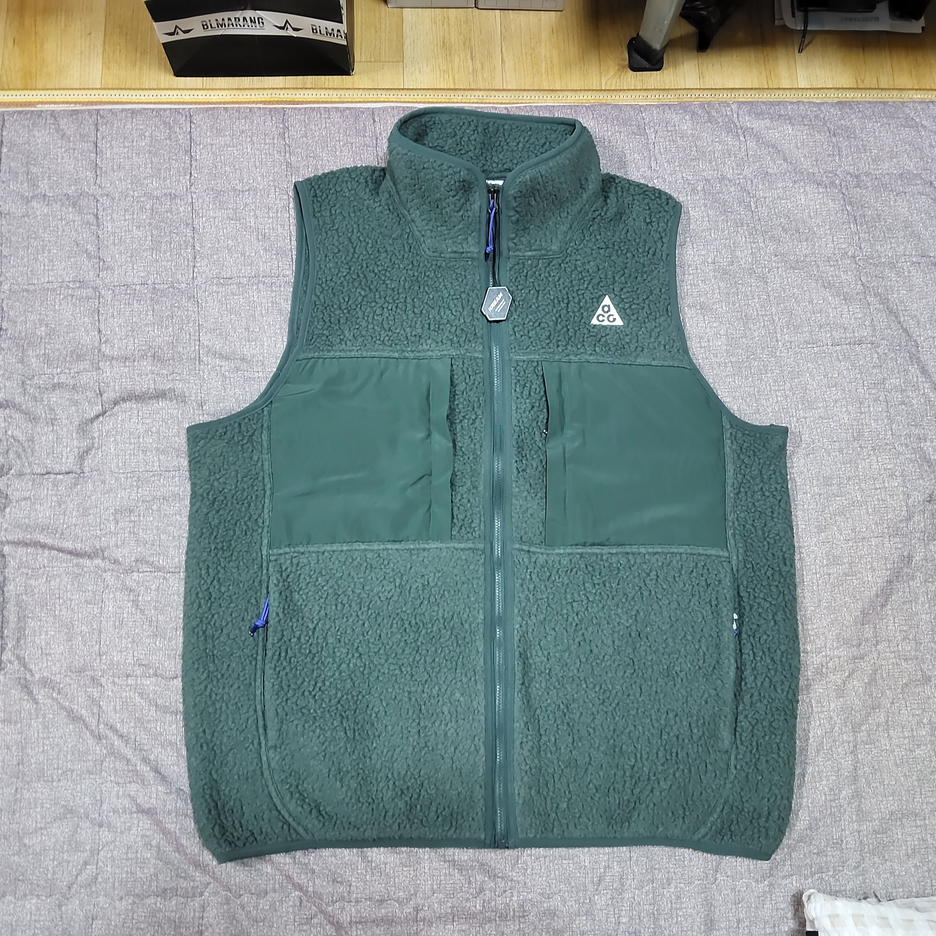 Nike ACG Arctic Wolf Vest Vintage Green - Asia 착용 스타일 - 1