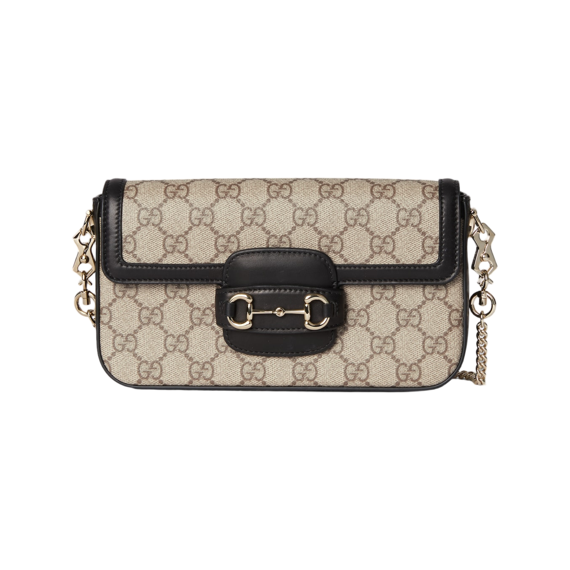 752002-FAD6L-9741 Gucci Horsebit 1955 Soft Small Shoulder Bag Beige