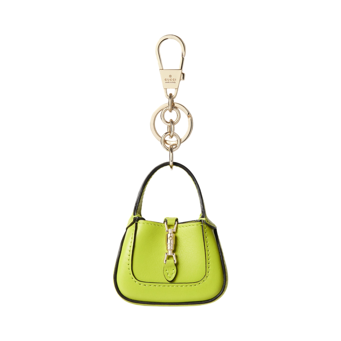 구찌 키체인 구찌 재키 1961 브라이트 그린(Gucci Keychain with Gucci Jackie 1961 Bright Green) - 1