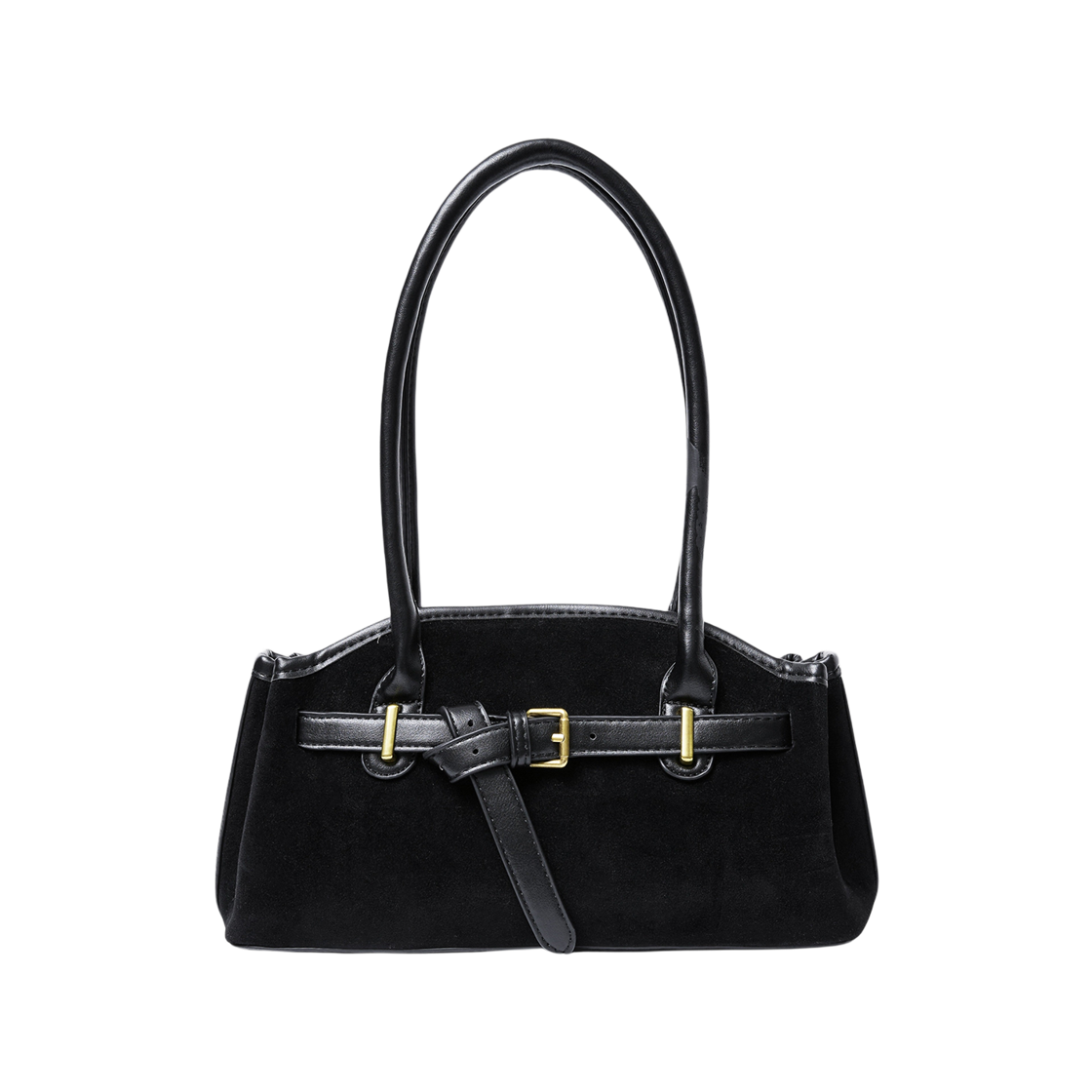 올인컴플리트 루제 스웨이드 백 블랙(Allincomplete Luze Suede Bag Black)