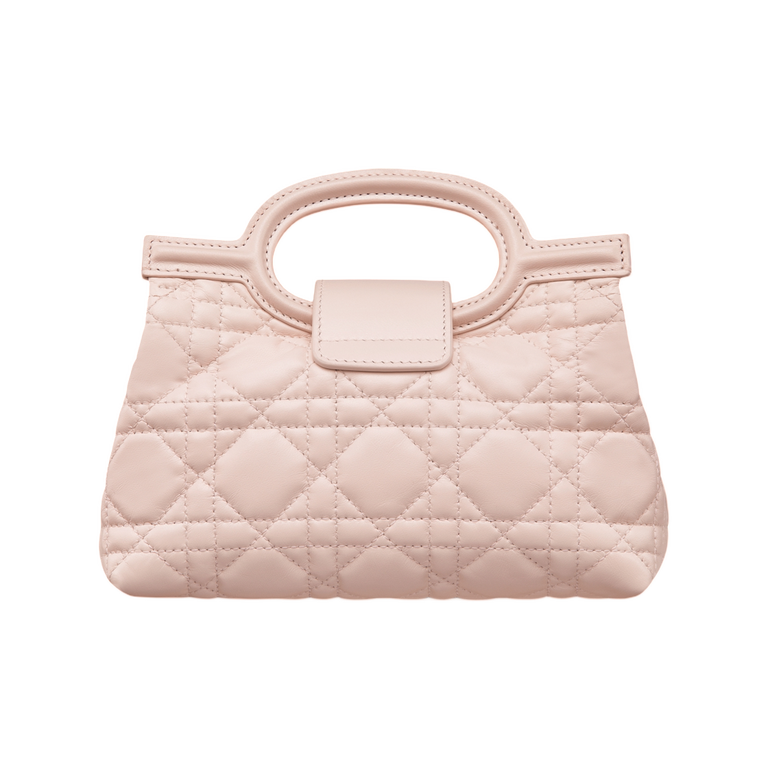 디올 졸리 미니 탑 핸들 백 까나쥬 램스킨 파우더 핑크(Dior Jolie Mini Top Handle Bag Cannage Lambskin Powder Pink) - 3