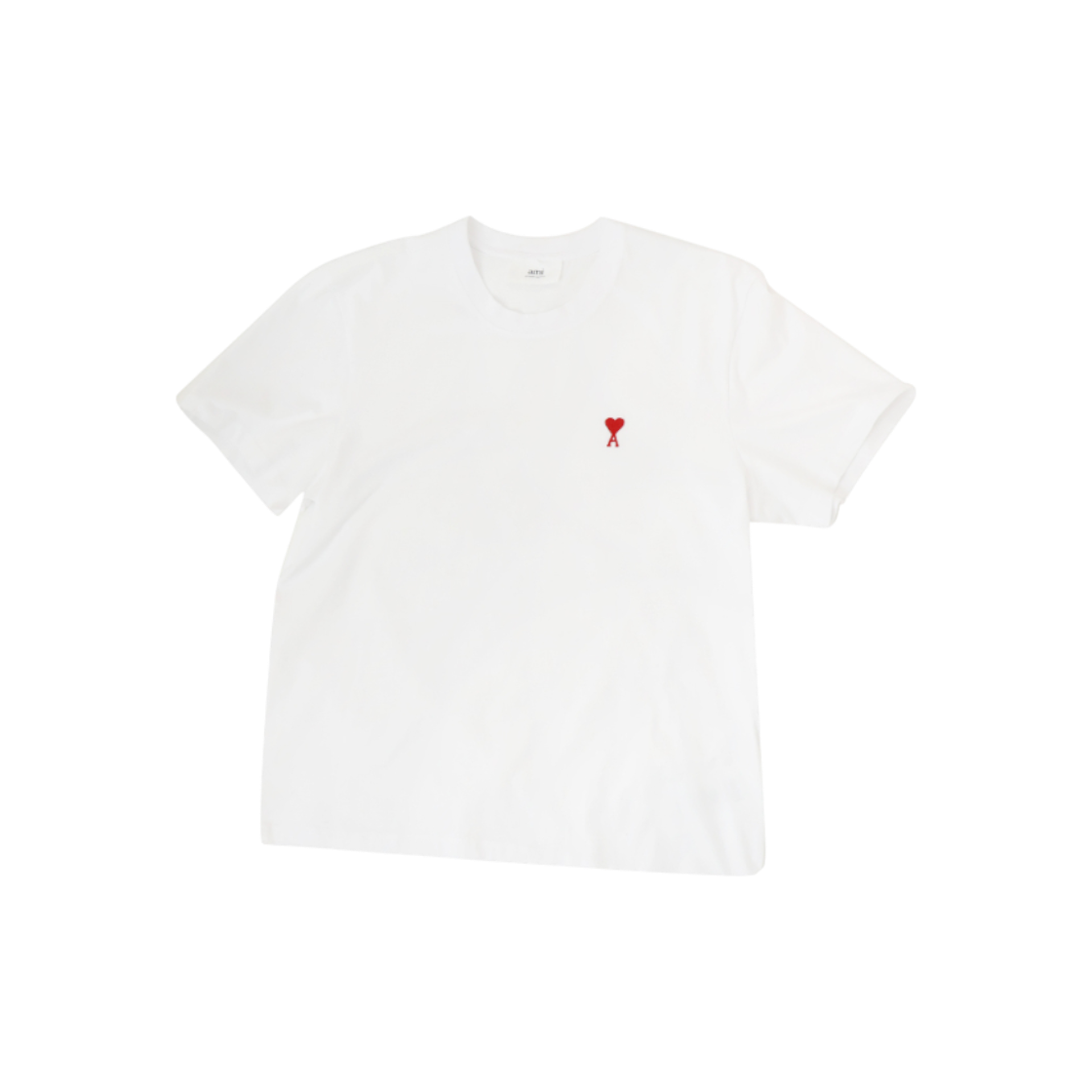 ITLPM77GCCPK AMI Heart Logo T-Shirt - White XL