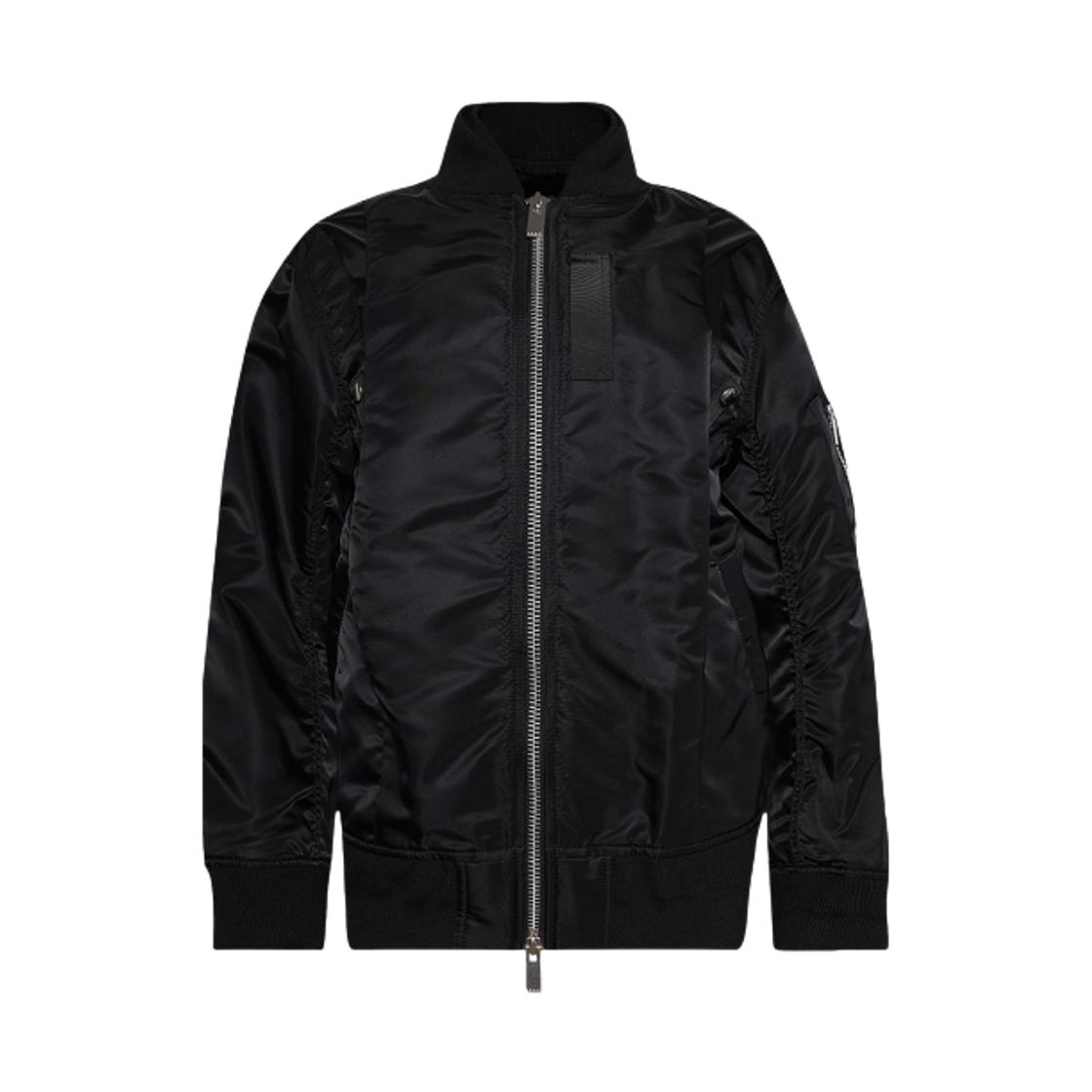 25-07830-001 (W) Sacai Nylon Twill Blouson Black