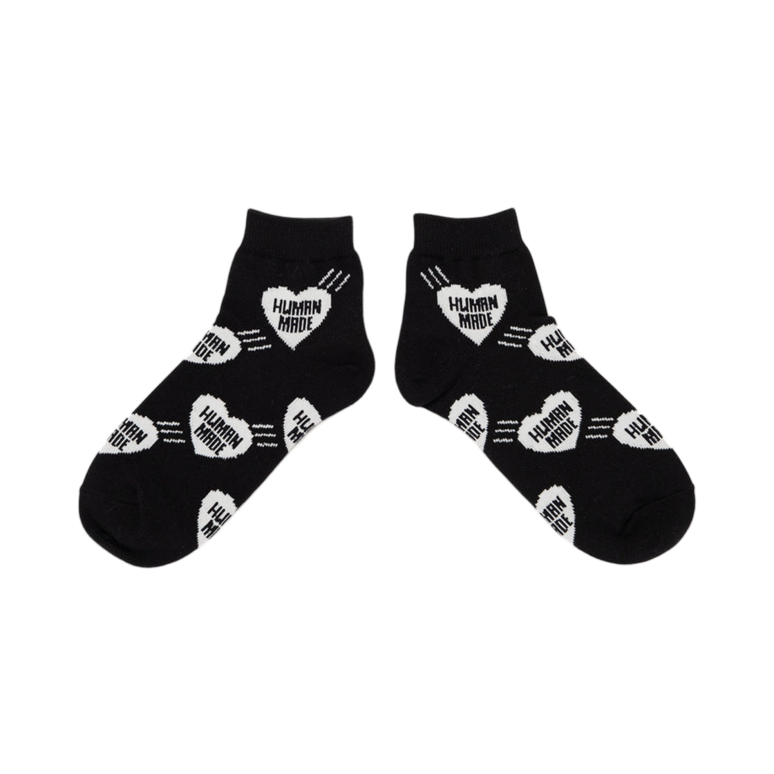 휴먼 메이드 하트 숏 삭스 블랙(Human Made Heart Short Socks Black) - 2