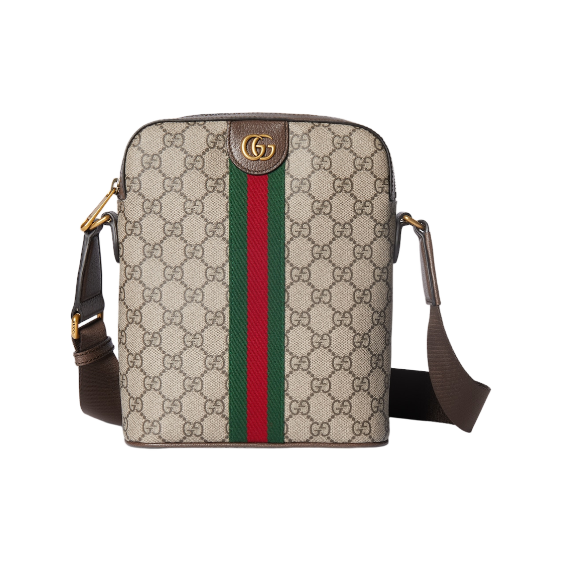 839103-FAEOF-9745 Gucci Ophidia Small Slingbag Beige Dark Brown