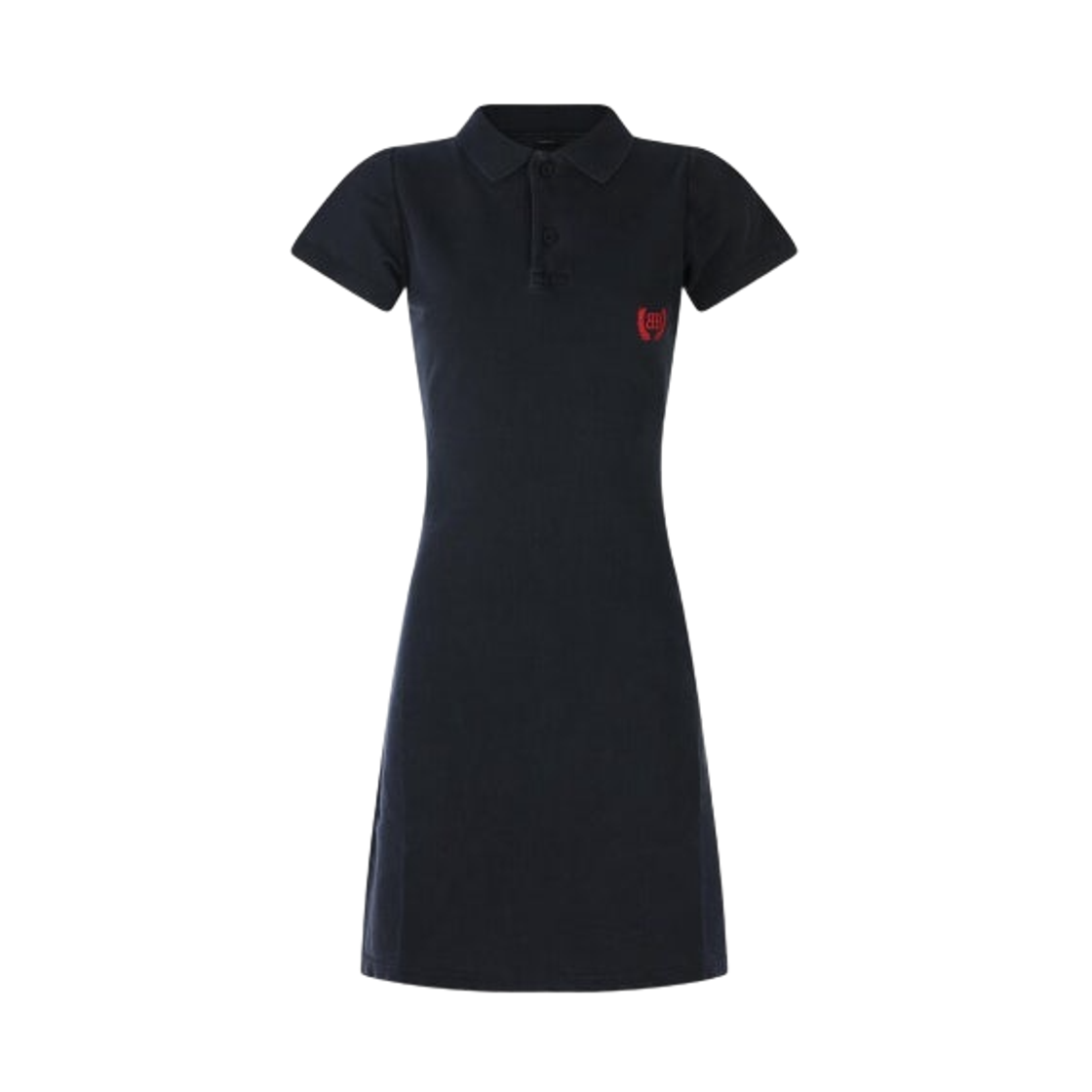 831034TSVC71041 (W) Balenciaga Laurel Classic Polo Dress Black