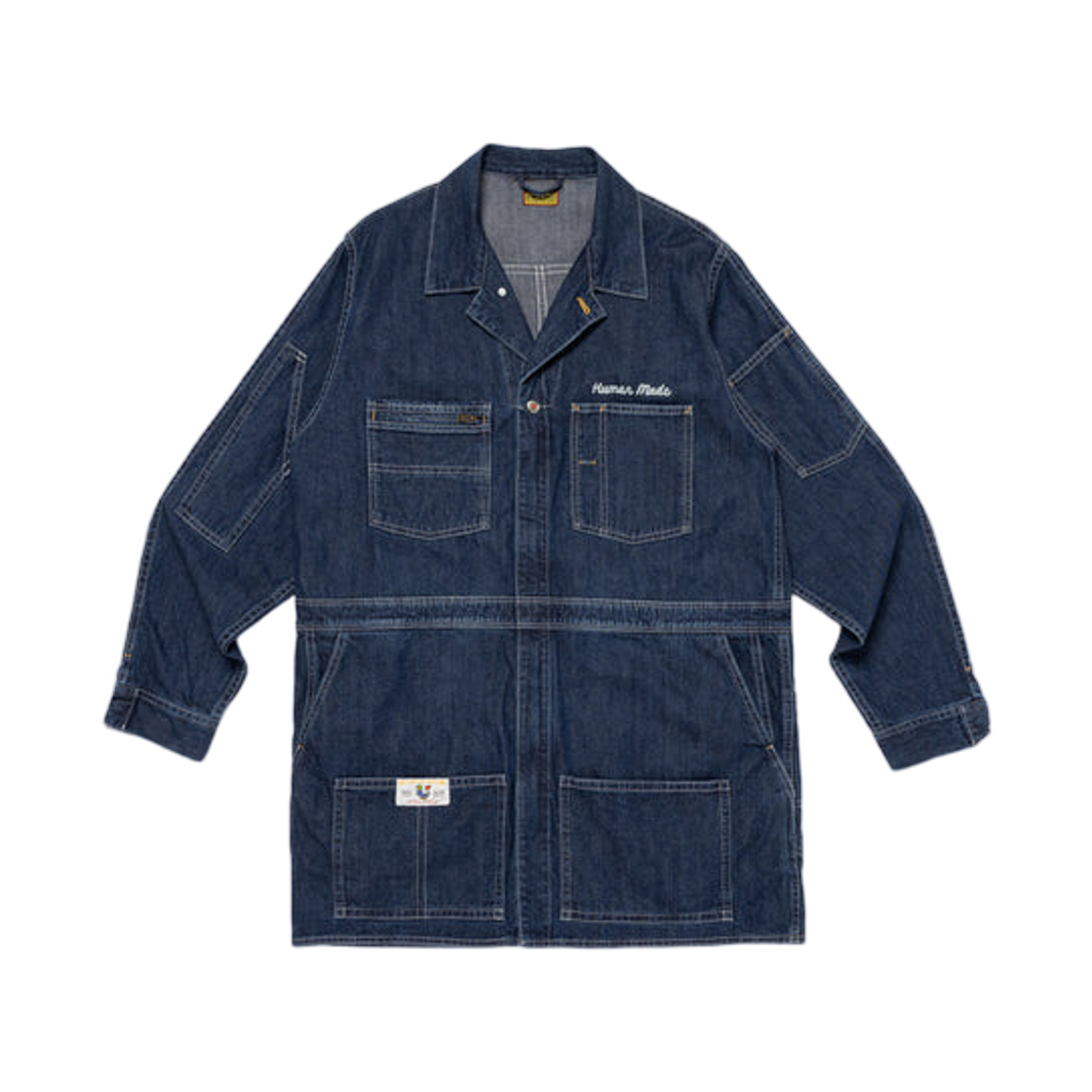 휴먼 메이드 데님 하프 코트 인디고(Human Made Denim Half Coat Indigo) - 1