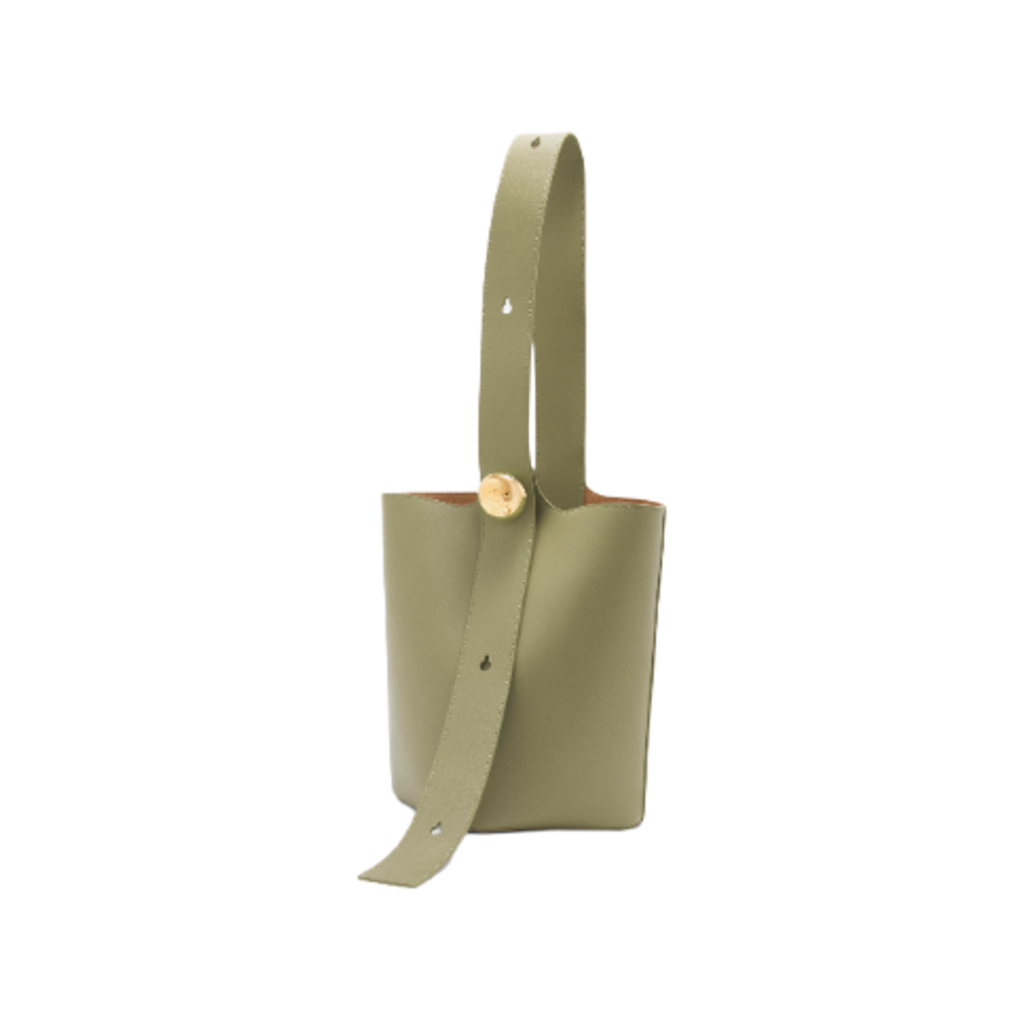 로에베 스무스 카프스킨 미디움 페블 버킷백 그린(Loewe Medium Pebble Bucket Bag in Smooth Calfskin Green)