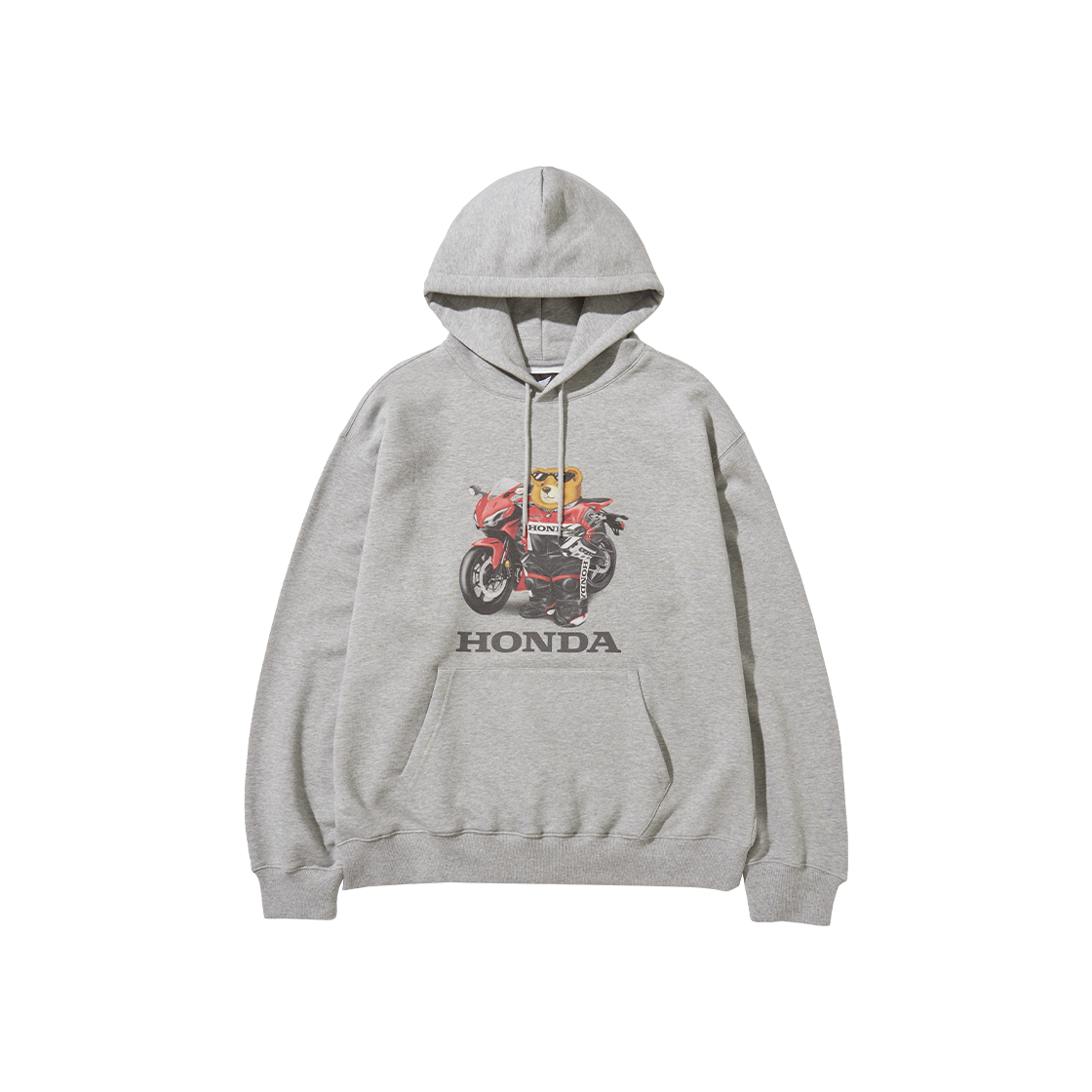 HFF1HD306AMG Honda Racing Bear Hoodie Gray