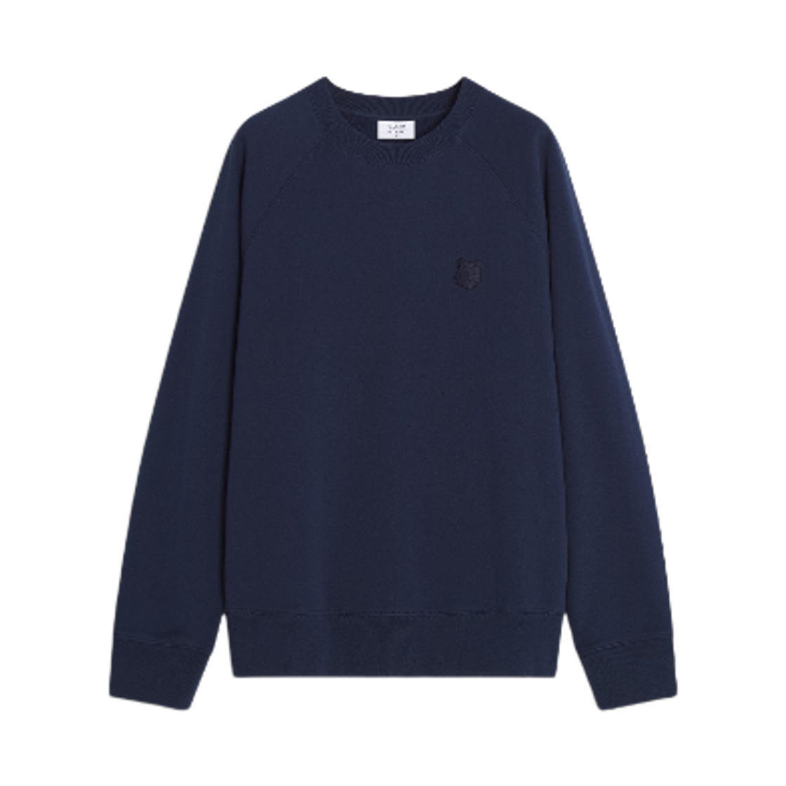 PM00306KM0340-0413 Maison Kitsune Fox Head Oversize Sweatshirt Classic Navy