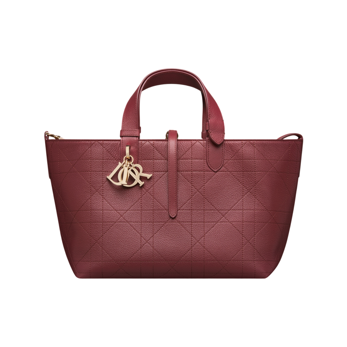 디올 뚜주흐 미디움 백 플랫 매크로까나쥬 카프스킨 버건디(Dior Toujours Medium Bag Flat Macrocannage Calfskin Burgundy) - 1