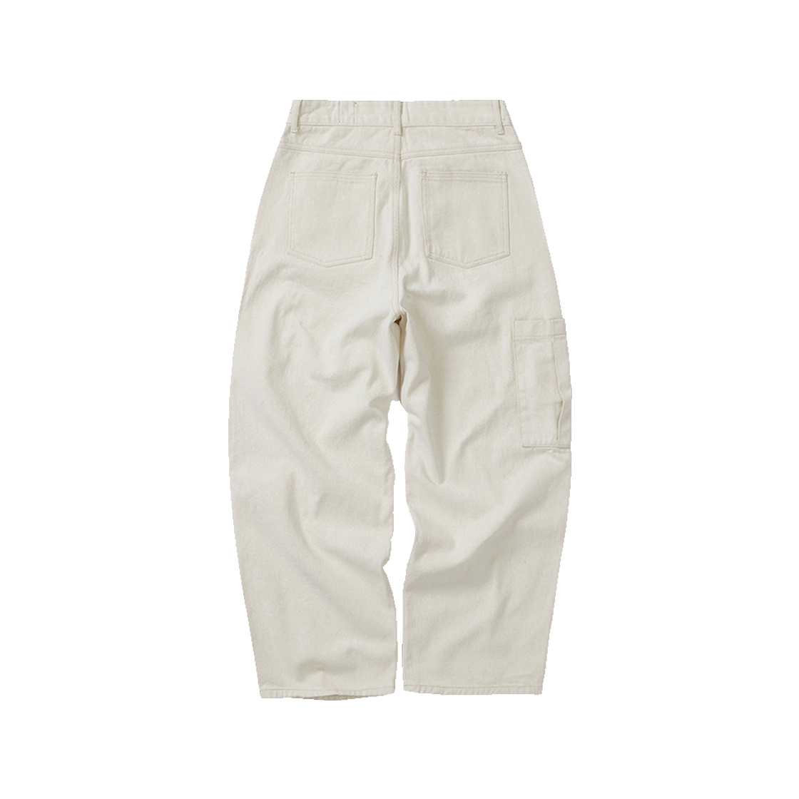 사일런트실러블 페인터 카고 데님 팬츠 레어 화이트(SILENTSYLLABLE Painter Cargo Denim Pants Rare White) - 2